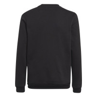 adidas Entrada 22 Sweat-Shirt Enfants Noir Blanc