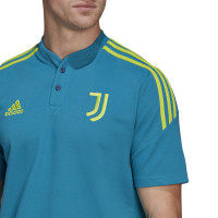 adidas Juventus Polo 2022-2023 Blauw Geel