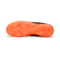 PUMA Future 2.3 Gazon Naturel / Gazon Artificiel Chaussures de Foot (MG) Enfants Orange Noir
