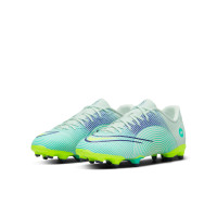 Nike Mercurial Vapor 14 Academy Gazon Naturel / Gazon Artificiel Chaussures de Foot (MG) Enfants Vert Mauve