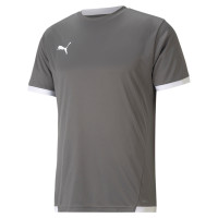 PUMA teamLIGA Maillot de Foot Gris Blanc