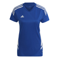 adidas Condivo 22 Voetbalshirt Dames Blauw Wit