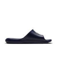Nike Victori One Douche Slippers Donkerblauw Wit