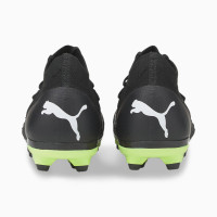 PUMA Future 3.3 Gazon Naturel Gazon Artificiel Chaussures de Foot (MG) Enfants Noir Blanc Jaune
