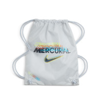 Nike Mercurial Vapor 14 Elite Pro Gazon Artificiel Chaussures de Foot (AG) Gris Bleu Clair Jaune