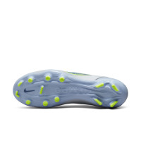 Nike Tiempo Legend 9 Academy Gazon Naturel / Gazon Artificiel Chaussures de Foot (MG) Gris Bleu Foncé