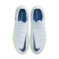 Nike Phantom GT2 Pro Gazon Naturel Chaussures de Foot (FG) Gris Bleu Foncé
