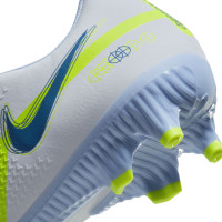 Nike Phantom GT2 Academy Gazon Naturel Gazon Artificiel Chaussures de Foot (MG) Gris Bleu Foncé