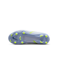 Nike Phantom GT2 Academy Dynamic Fit Gazon Naturel Gazon Artificiel Chaussures de Foot (MG) Enfants Gris Bleu Foncé