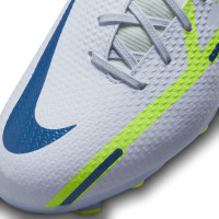 Nike Phantom GT2 Academy Dynamic Fit Gazon Naturel Gazon Artificiel Chaussures de Foot (MG) Enfants Gris Bleu Foncé