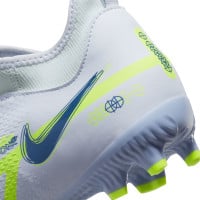 Nike Phantom GT2 Academy Dynamic Fit Gazon Naturel Gazon Artificiel Chaussures de Foot (MG) Enfants Gris Bleu Foncé