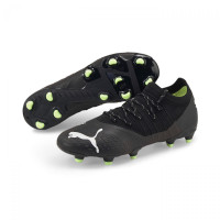 PUMA Future Z 2.3 Gazon Naturel Gazon Artificiel Chaussures de Foot (MG) Noir Blanc Jaune