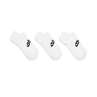 Nike Sportswear Everyday Essential Enkelsokken 3-Pack Wit Zwart