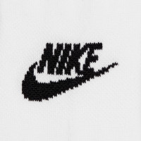 Nike Sportswear Everyday Essential Enkelsokken 3-Pack Wit Zwart