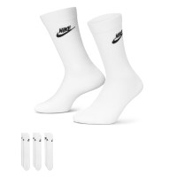 Nike NSW Chaussettes de Sport Lot 3-Pack Blanc Noir