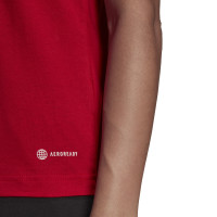 adidas Entrada 22 T-Shirt Dames Rood Wit