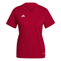 adidas Entrada 22 T-Shirt Femmes Rouge Blanc
