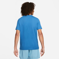 Nike NSW Icon Futura T-Shirt Bleu Blanc