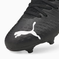 PUMA FUTURE 4.3 Gazon Naturel Gazon Artficiel Chaussures de Foot (MG) Enfants Noir Blanc Jaune