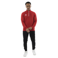 adidas Entrada 22 Survêtement Rouge Noir Blanc