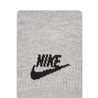 Nike Everyday Plus Cushioned Chaussettes de Sport 3-Pack Gris