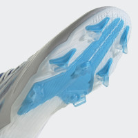 adidas X Speedflow.2 Gras Voetbalschoenen (FG) Wit Blauw