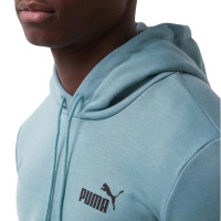 PUMA Essentials+ Tape Hoodie Fleece Trainingspak Blauw Wit Zwart