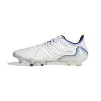 adidas Copa Sense.1 Gazon Naturel Chaussures de Foot (FG) Blanc Bleu