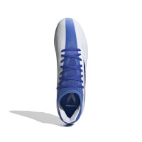 adidas X Speedflow.3 Gras Voetbalschoenen (FG) Wit Blauw