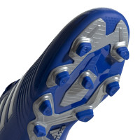 adidas PREDATOR 19.4 FxG Voetbalschoenen Blauw Zilver