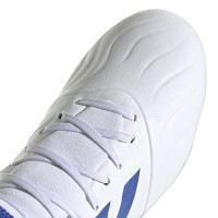 adidas Copa Sense.3 Gazon Naturel Chaussures de Foot (FG) Blanc Bleu