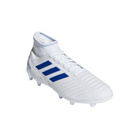 adidas PREDATOR 19.3 FG Voetbalschoenen Wit Blauw