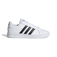 adidas Grand Court Baskets Enfants Blanc Noir