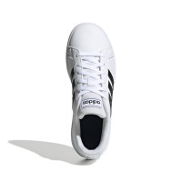 adidas Grand Court Baskets Enfants Blanc Noir