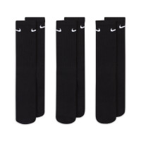 Nike Everyday Cushioned Sportsokken 3 Pack Zwart