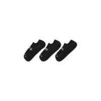 Nike Everyday Plus Cushioned Socquettes de Sport Rembourrées Lot 3-Pack Noir Blanc
