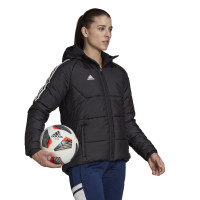Veste d'hiver adidas Condivo 22 pour femme, noir et blanc