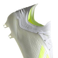 adidas X 18.1 FG Voetbalschoenen Wit Geel Wit