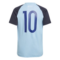 adidas Messi 10 Voetbalshirt Kids Blauw