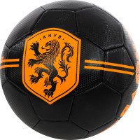 KNVB bal zwart carbon met logo & KN