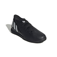 adidas Predator Edge.3 Zaalvoetbalschoenen (IN) Kids Zwart Wit