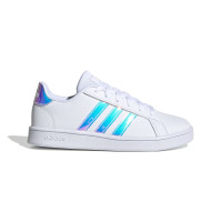 adidas Grand Court Sneakers Kids Wit Blauw