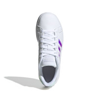 adidas Grand Court Sneakers Kids Wit Blauw