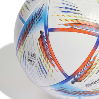 adidas Coupe du Monde 2022 Al Rihla Competition Ballon de Football Blanc Bleu