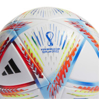 adidas Coupe du Monde 2022 Al Rihla League Ballon de Football Blanc Bleu