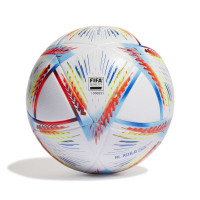 adidas Coupe du Monde 2022 Al Rihla League Ballon de Football Blanc Bleu