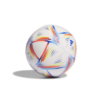 adidas Coupe du Monde 2022 Al Rihla Training Sala Ballon Football Futsal Blanc Bleu