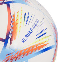 adidas Coupe du Monde 2022 Al Rihla Training Sala Ballon Football Futsal Blanc Bleu
