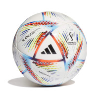 adidas Coupe du Monde 2022 Al Rihla Mini Ballon de Football Blanc Bleu