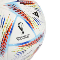 adidas Coupe du Monde 2022 Al Rihla Mini Ballon de Football Blanc Bleu
